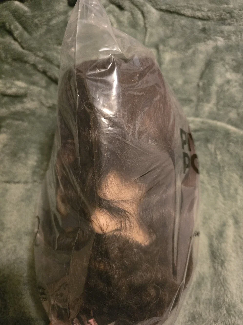 Pivot Point Ian 100% Human Hair Mannequin Styling Head Dark Brown Color Hair NEW